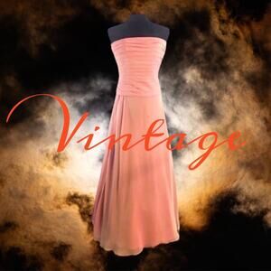 MICHAELANGELO VINTAGE 90s Strapless Prom Dress with Wrap 4